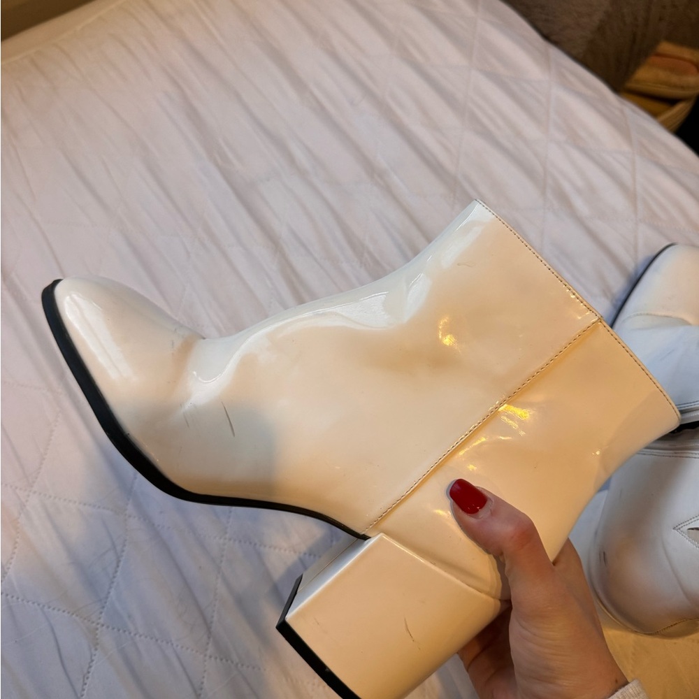 Chic Cream Ankle Boots